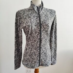 Athleta Jacket • Black & White • Fitted • Size Medium